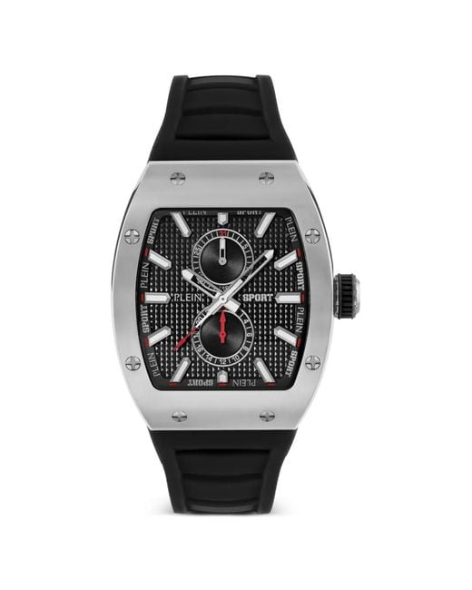 Philipp Plein Black Stormbreaker 44Mm Watch for men