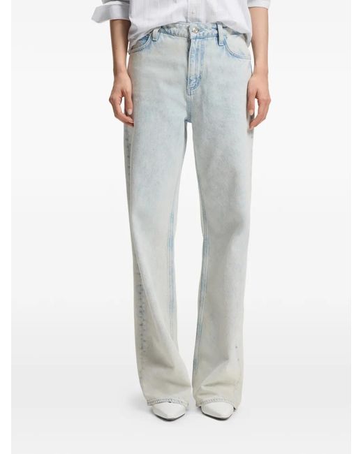 Boss White Five-Pocket.-Style Jeans