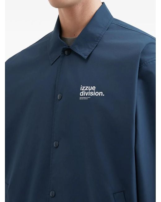 Izzue Blue Printed Jacket for men