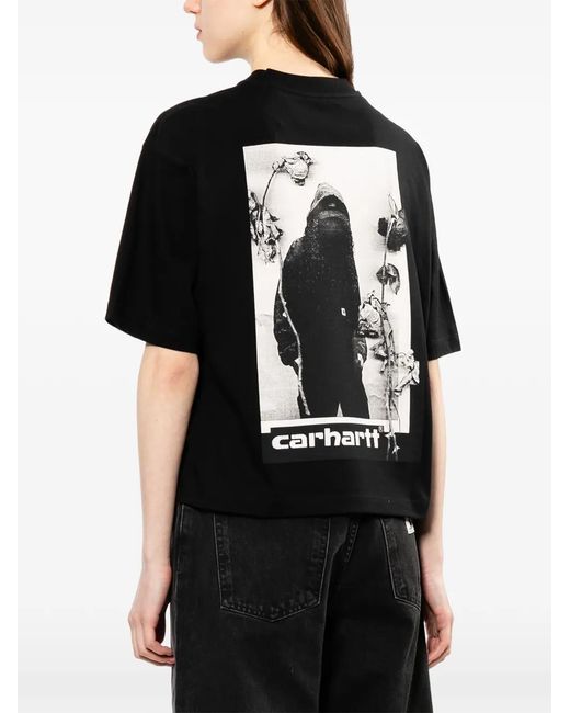 Carhartt Black S/S Archive Script T-Shirt