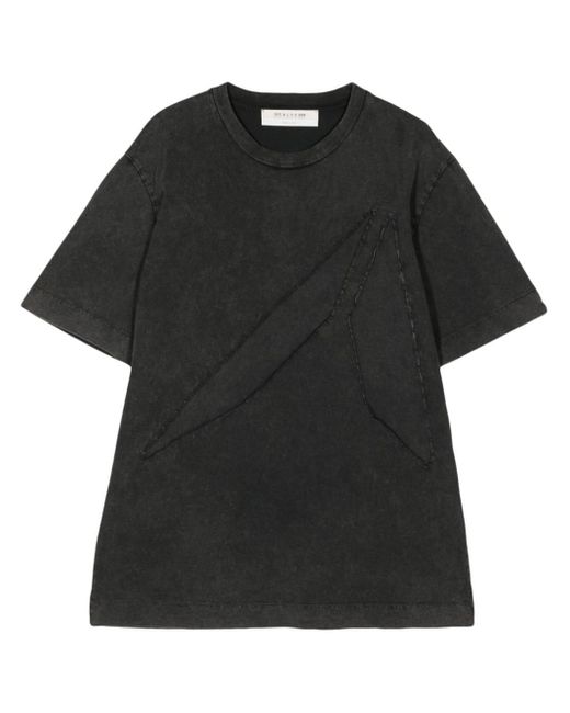 1017 ALYX 9SM T-Shirt mit Intarsien-Patch in Black für Herren