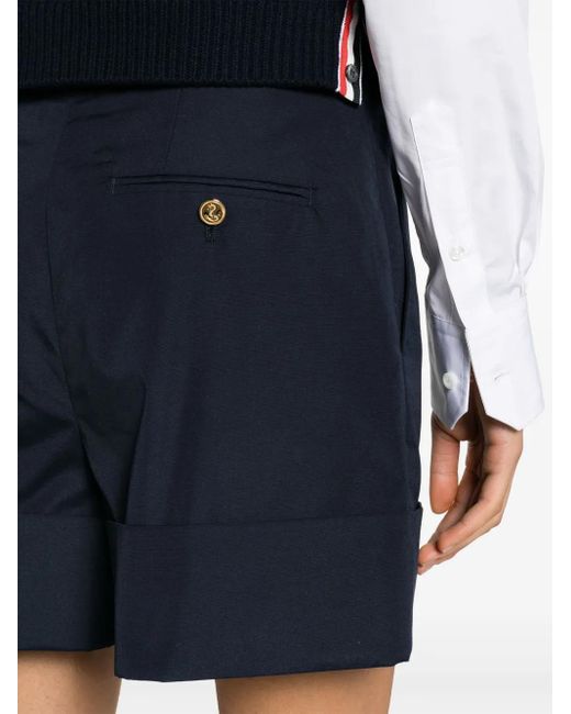 Thom Browne Blue Typewriter Sack Shorts