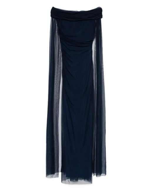 La Petite Robe Di Chiara Boni Blue Rikyu Abendkleid