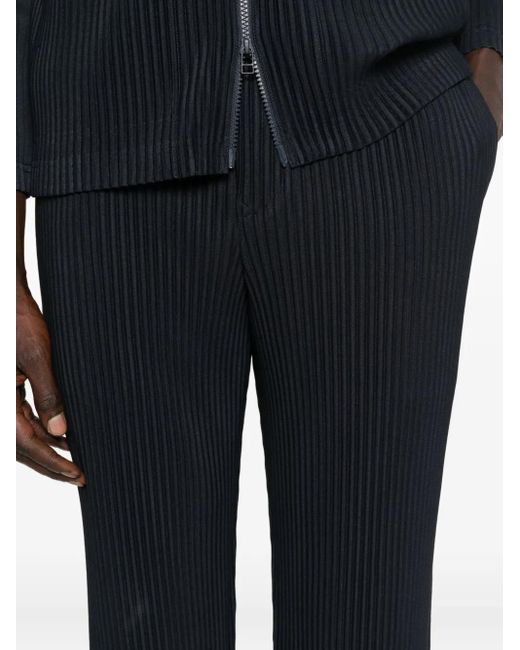 Homme Plissé Issey Miyake Blue Homme Plisse' Issey Miyake Pleated Trousers for men