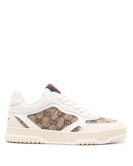 Gucci Natural Re-Web Sneakers