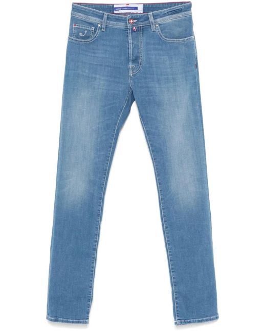 Jacob Cohen Blue Pocket-Square Jeans for men