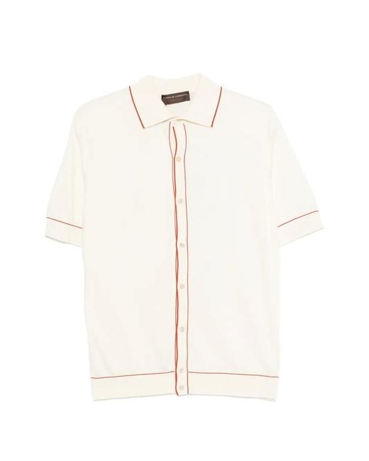 FILIPPO DE LAURENTIIS White Chemise En Coton for men