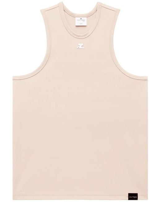Courreges Natural Sports Tank Top for men