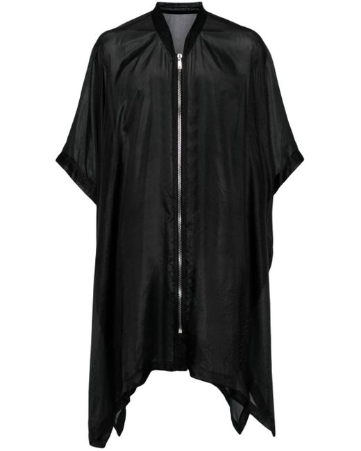 Manteau à design asymétrique Rick Owens pour homme en coloris Black