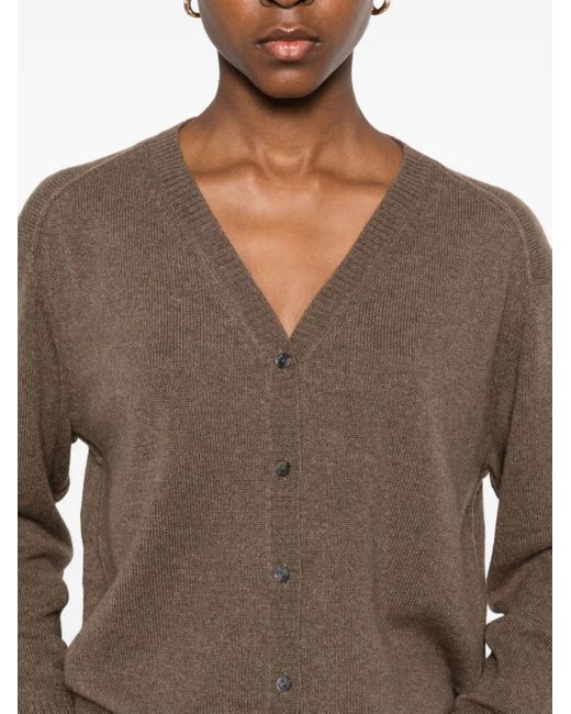 Cardigan Con Bottoni di Be You in Brown