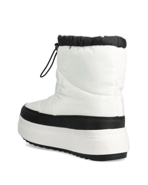 Ice Play Black Quilted Platform Boots