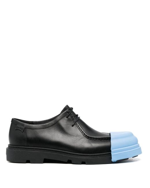 Camper Leder Derby-Schuhe mit Schnürung in Schwarz für Herren Herren Schuhe Schnürschuhe Derby Schuhe 