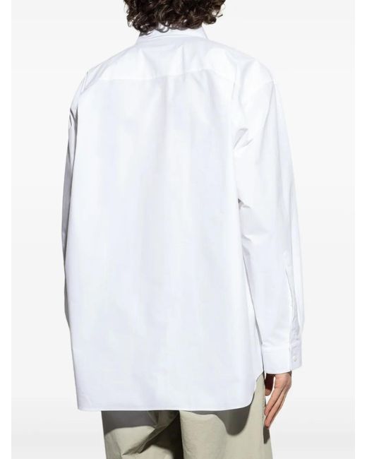 Balenciaga White Cotton Shirt for men