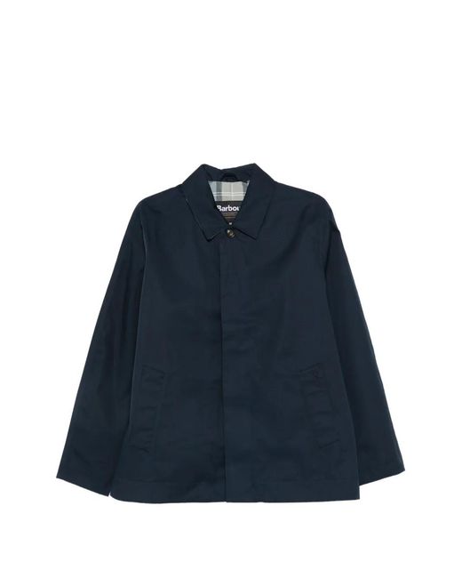 Barbour Blue Veste Rokig Courte for men