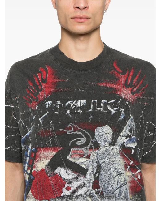 メンズ Represent X Metallica Master Of Puppets Tシャツ Gray