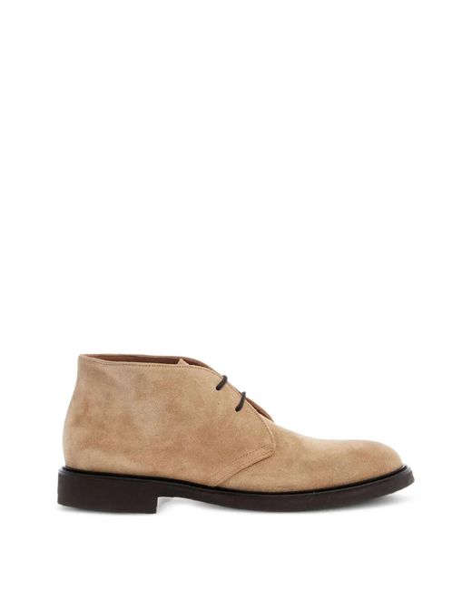 Doucal's Desert-Boots Aus Wildleder in Natural für Herren
