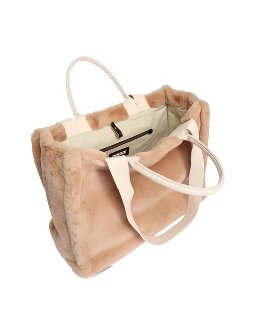 Marni Natural Faux-Fur Tote Bag