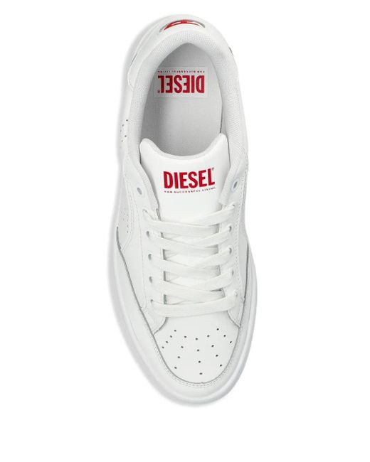 DIESEL White S-Dakota Sneakers
