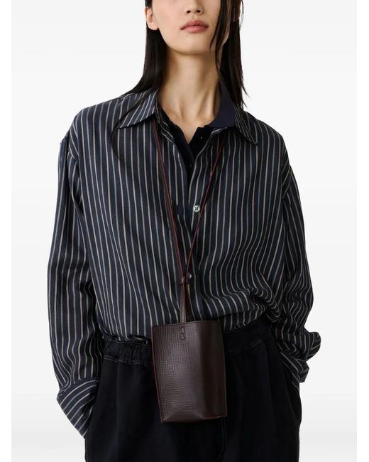Studio Nicholson Rouen Gestreepte Blouse in het Blue