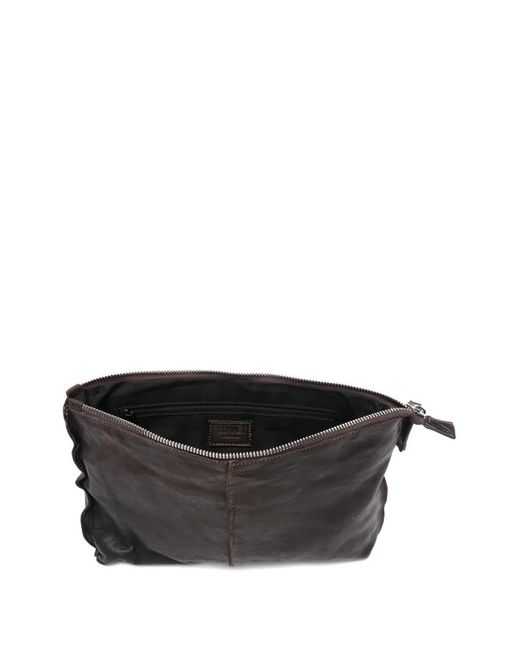 Sac À Bandoulière En Cuir À Volants SOMMET en coloris Black