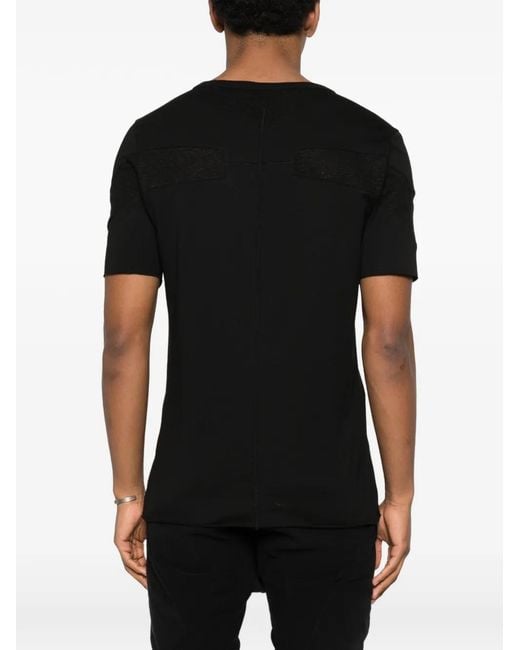 Thom Krom Black Short-Sleeve T-Shirt for men