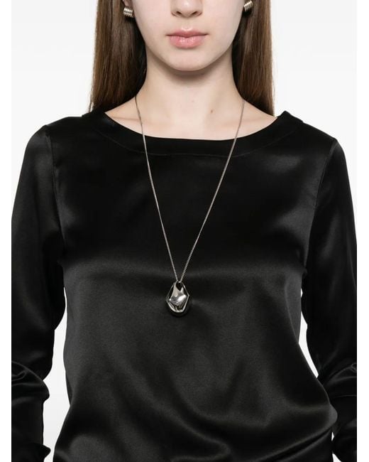 Mazzarelli Black Angie Long-Sleeve Top