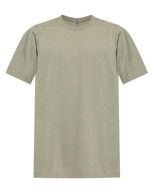 Rick Owens Green Cotton T-Shirt for men