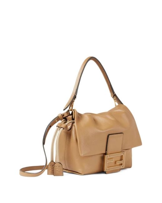 Fendi Brown Kleine Mamma Baguette Tote Bag