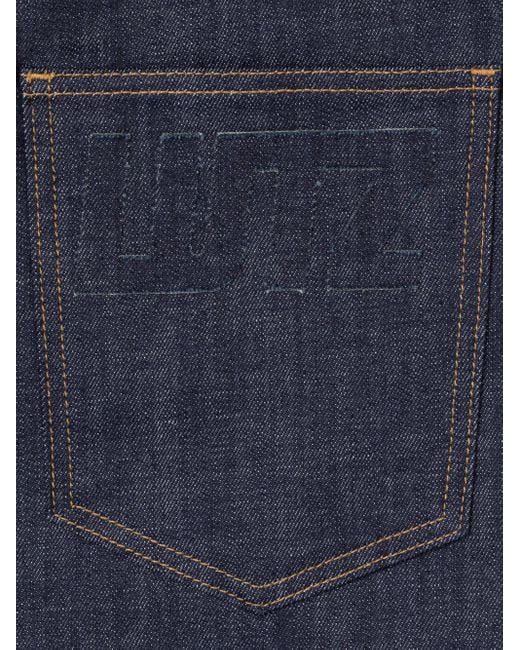 AZ FACTORY Boule カットオフエッジ デニムスカート Blue