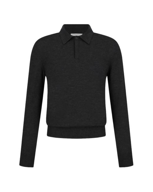 Amomento Black Collar Knitwear for men