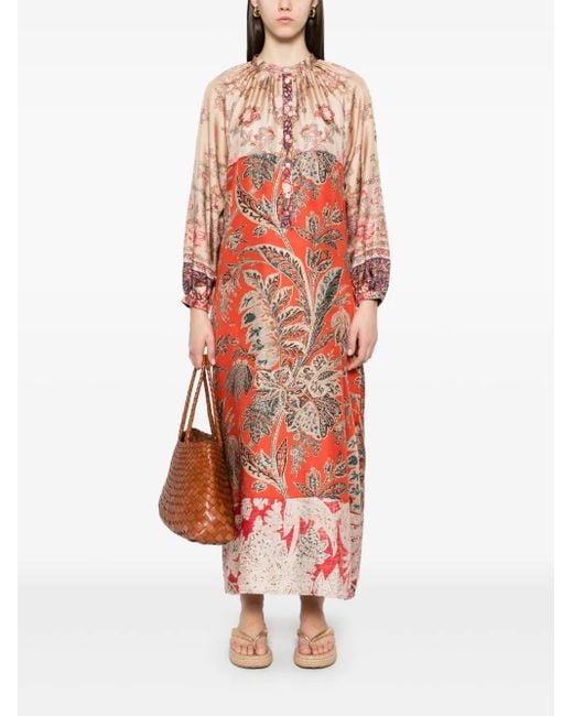 ワンピース Pierre Louis Mascia Dresses ALOE Shirt Dress Silk in Multicolor | Pierre-Louis Mascia®