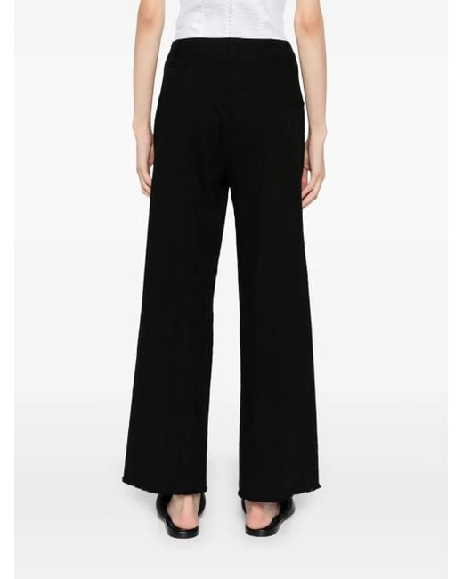 Transit Black Wide-Leg Trousers