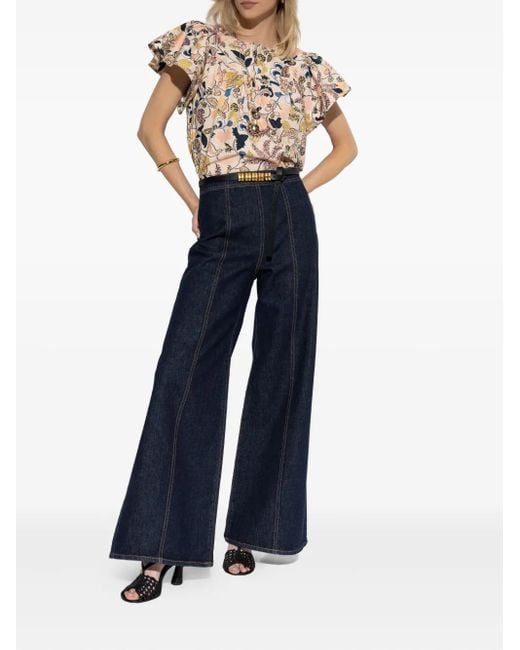 Ulla Johnson Blue Bianca Jeans