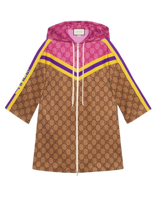 Robe zippée à motif monogrammé GG Gucci en coloris Multicolor