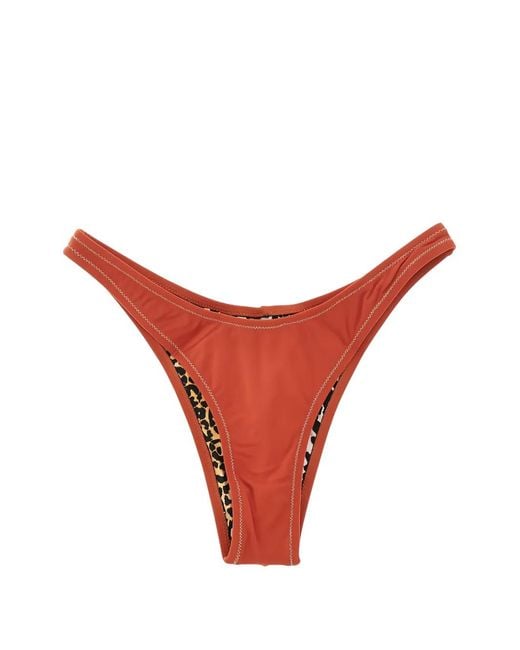 Reina Olga Red Brigitte Bikini Bottoms