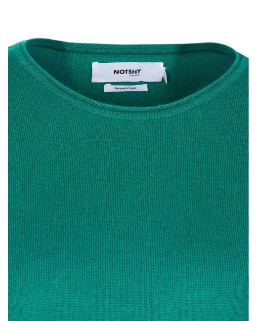 Pull En Cachemire À Col Rond Not Shy en coloris Green