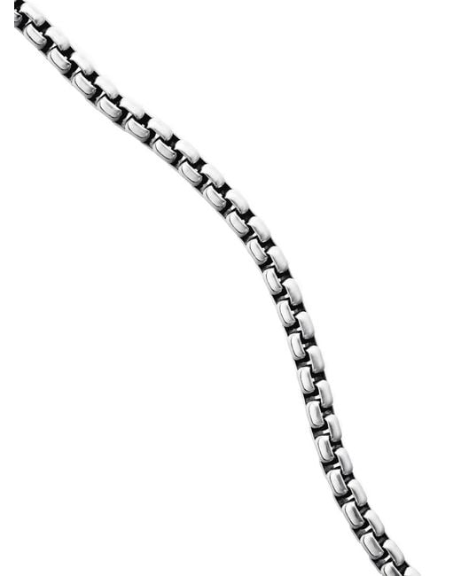 David Yurman Metallic Sideways Cross Station Necklace for men