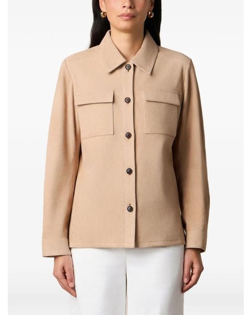 Brooks Brothers Natural Patch-Pocket Suede Jacket