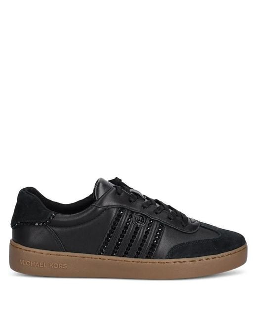 MICHAEL Michael Kors Black Embellished Sneakers