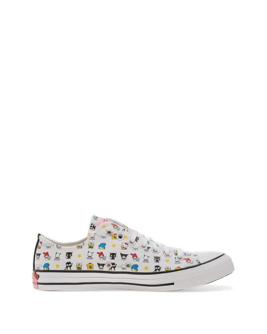 Converse White X Hello Kitty And Friends Baskets Chuck Taylor All Star Bffs