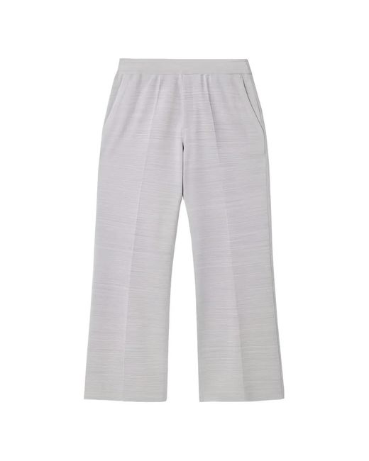 CFCL White Milan Semi-Wide Trousers for men