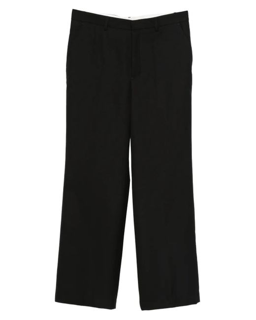 Second/Layer Black Zooty Trousers for men