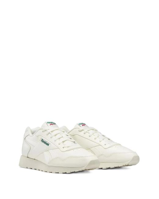 Reebok White Glide "Chalk/Dark" Sneakers for men
