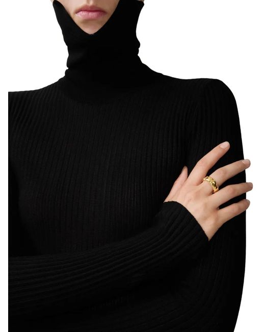 Burberry Metallic Shield Segment Ring