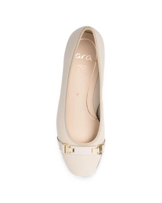 Ara Natural Graz Pumps Mit Blockabsatz