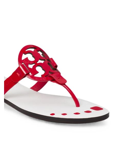 Tory Burch Pink Miller Flat Sandals