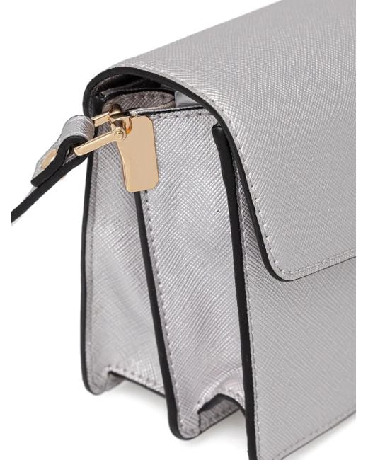 Liu Jo Gray Caliwen Umhängetasche im Metallic-Look