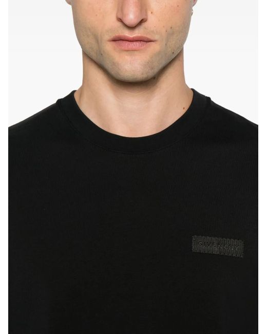 T-Shirt En Coton À Patch Logo Givenchy pour homme en coloris Black
