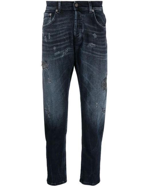 Jeans Dian Con Taglio A Carota di Dondup in Blue da Uomo