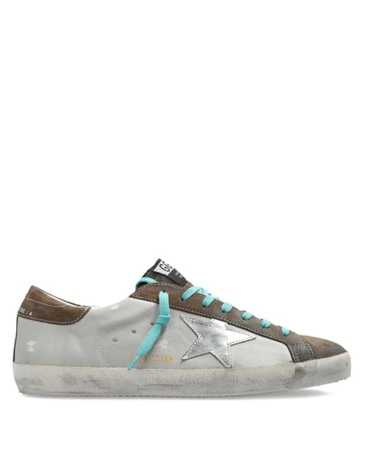 Golden Goose Deluxe Brand Multicolor "Super Star" Leather Upper Suede Toe Tongue And Heel Laminated Star Sneakers for men